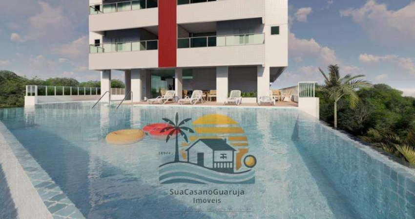 Frente ao mar, Caiçara, Praia Grande, Lançamento, apartamento 2 ou 3 dormitórios, terraço grill, 71 m² ou 111 m² 1 vaga ou 2 vagas, lazer completo LN27506V