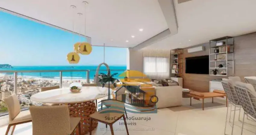 Terrazza di fiori: apartamento incrível com varanda gourmet e lazer completo na enseada ln33577v