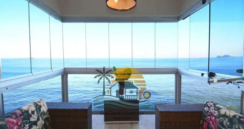 Apartamento venda 3 dormitorios 1 suite  120m²  1 vaga Reformado Vista Mar Pitangueiras - Guarujá R0748151