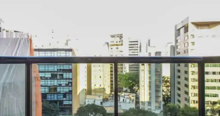 Flat mobiliado próximo Esporte Clube Pinheiros com 42 m2 1 dormitório com varanda 1 vaga