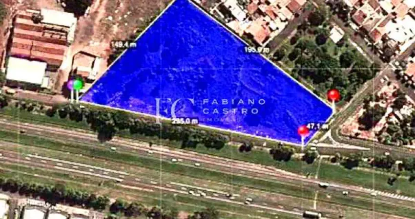Área comercial às margens da Rodovia Washington Luís