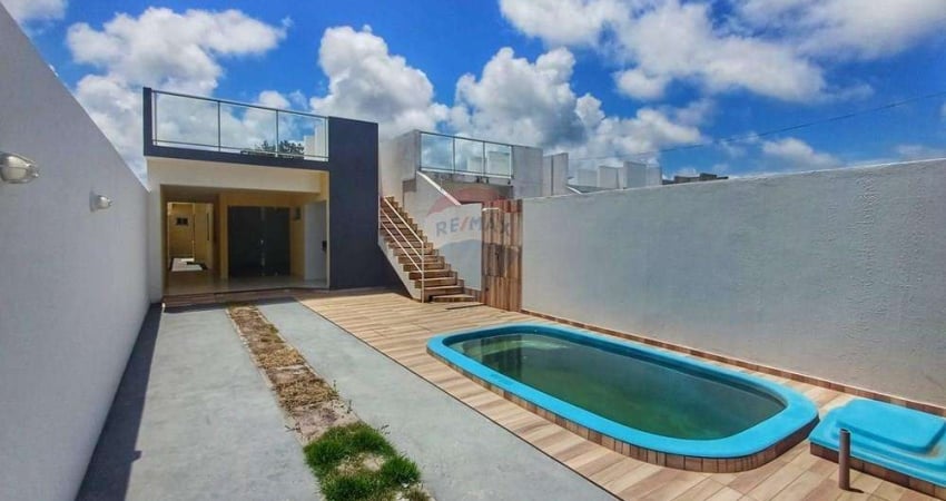 Casa com Piscina a 800m do Mar na Praia do Amor – 3 Quartos, Suíte, Solarium e Área Gourmet!