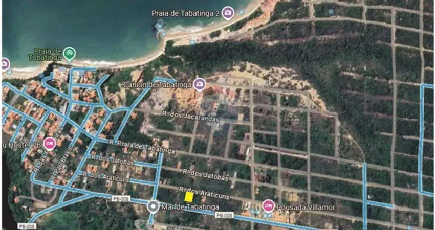 Lote em Tabatinga com 450m² nascente, a 50 metros da pista