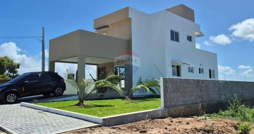 Casa à Venda em Condomínio Fechado com Vista para o Mar na Praia de Carapibus - Conde/PB