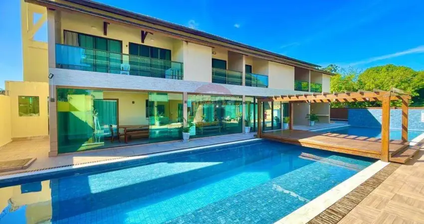 Chalé com 4 quartos sendo 3 suites beira mar em Carapibus, Conde PB.