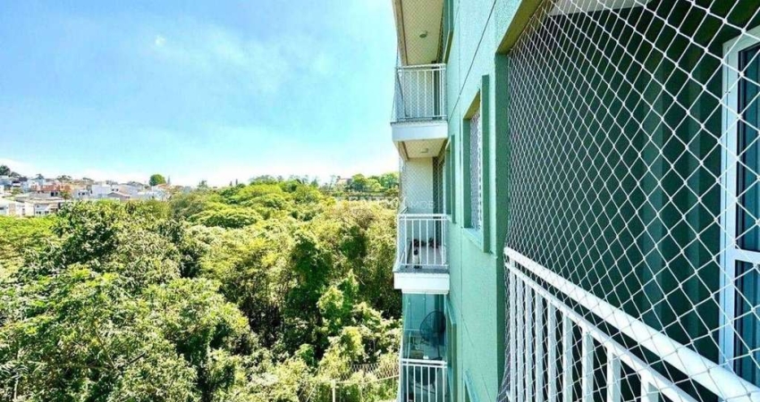 Apartamento com 2 dormitórios à venda, 60 m² vista para parque excelente localização - Engordadouro - Jundiaí/SP