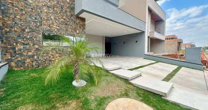 Belíssima casa 3 dormitórios mais escritório sendo 3 suites, vaga para 4 carros, condomínio completo em estrutura e lazer, perto de tudo que você precisa