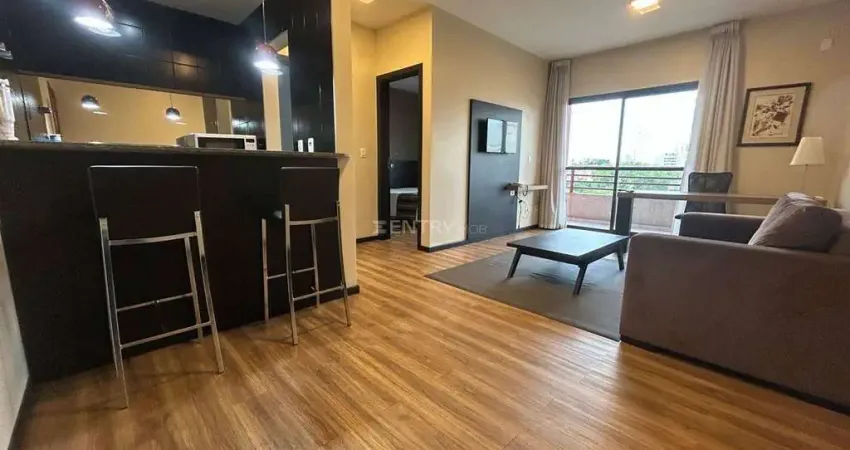 Flat com 1 Quarto e 1 banheiro para Alugar, 54 m² por R$ 2.220/Mês