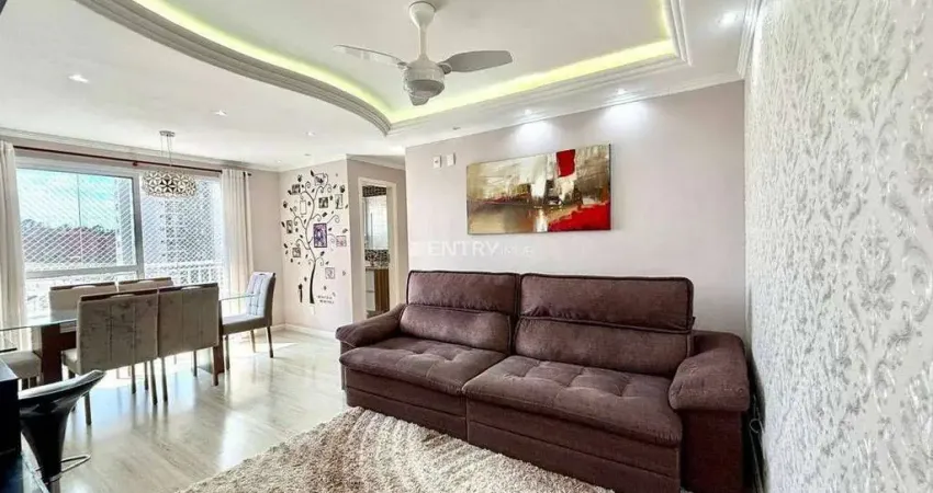 Apartamento condomínio scalla engordadouro, andar alto, sacada envidraçada, sol da manhã e 100% planejado