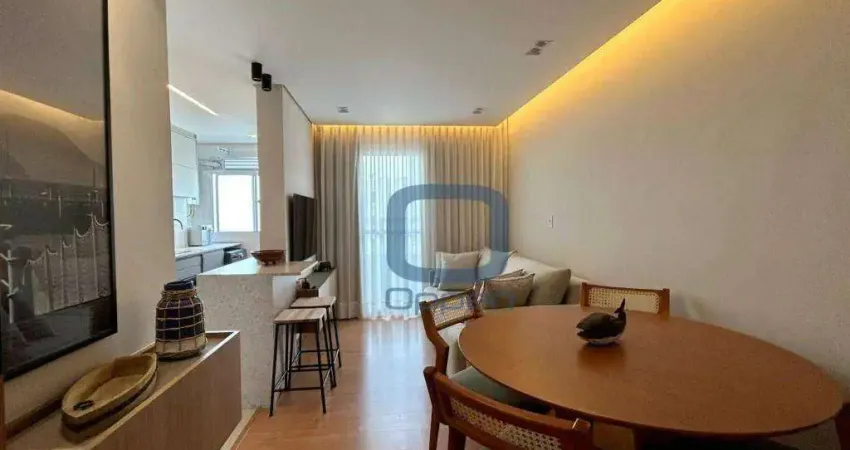 Excelente apartamento com 2 dormitórios à venda, 55 m² por r$ 550.000 - jardim nova europa - campinas/sp