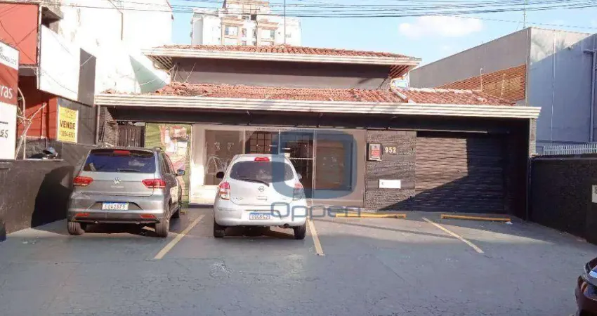 Casa comercial à venda na rua paula bueno, 491 m² por r$ 1.800.000 - taquaral - campinas/sp