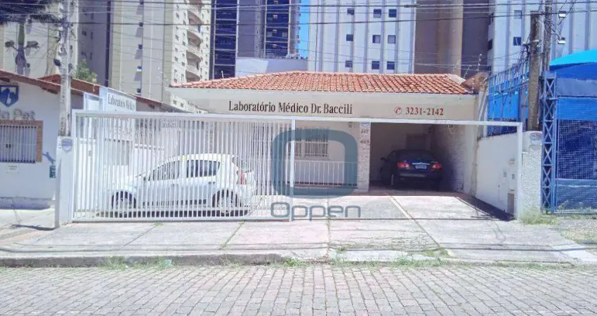 Ótima casa comercial para alugar, 371 m² por r$ 6.109/mês - vila itapura - campinas/sp