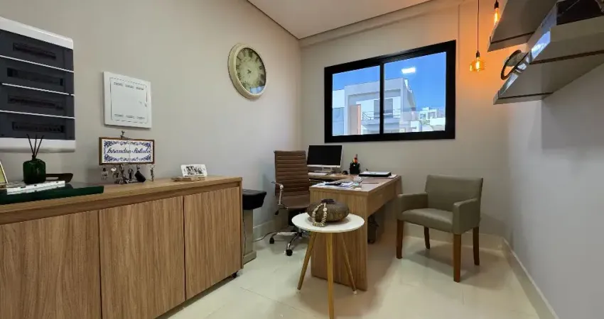 Casa Térrea à Venda no Residencial Bella Campinas – 3 Suítes, Escritório e Piscina com Parede de Vidro