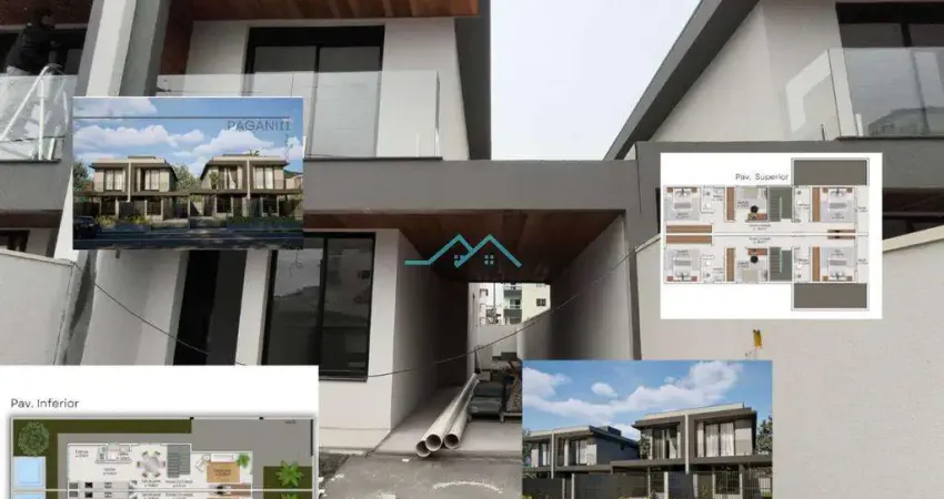 Casa à venda em palhoça, pagani, com 3 quartos, com 140 m², residencial bréscia