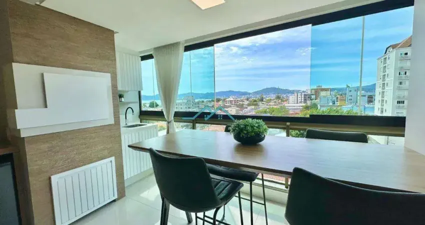 Apartamento à venda em florianópolis, balneário, com 3 quartos, com 123 m², residencial vicenzo