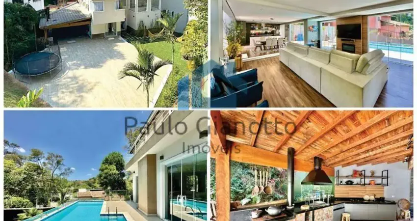 Fazendinha - gourmet, piscina, lareira, hóspedes, escritório!