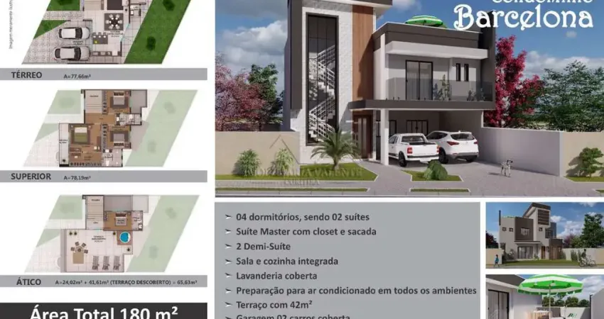 Casa com 4 quartos à venda na Rua Adão Lauro Vargas, 359, Uberaba, Curitiba