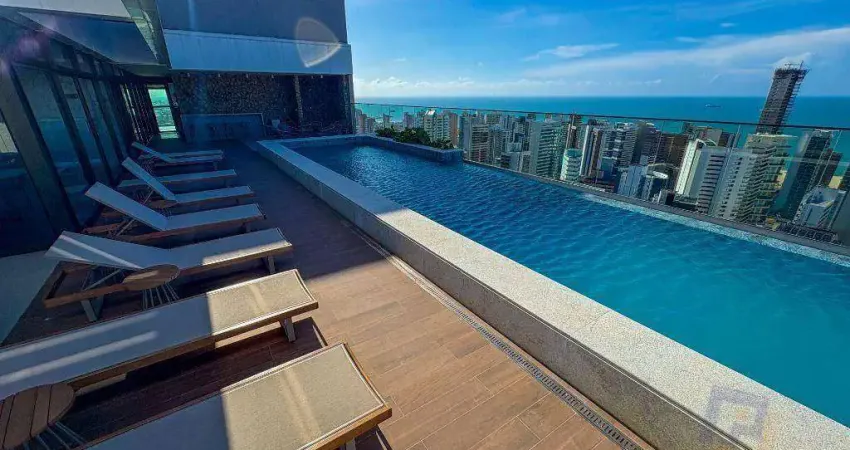 Apartamento no Beach Class Meireles à venda, 40 m² - Meireles - Fortaleza/CE