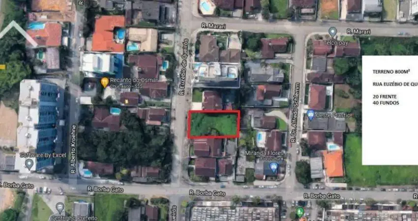 Terreno à venda no Atiradores em Joinville.