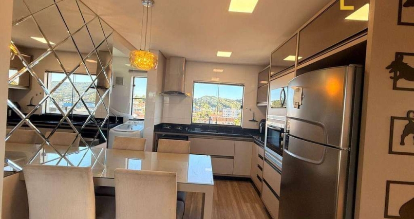 Apartamento com 2 dormitórios à venda, 53 m² por R$ 330.000,00 - Iririú - Joinville/SC