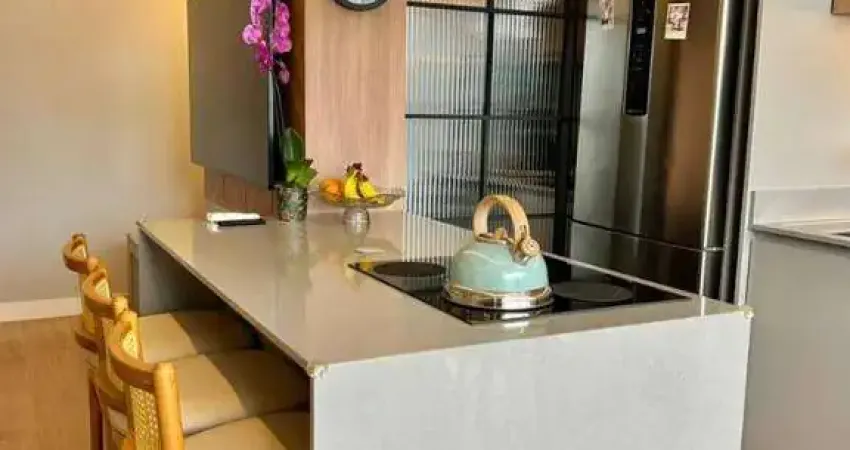 Apartamento todo mobiliado com 3 dormitórios sendo 1 suíte à venda, 74 m² por r$ 698.000 - costa e silva - joinville/sc