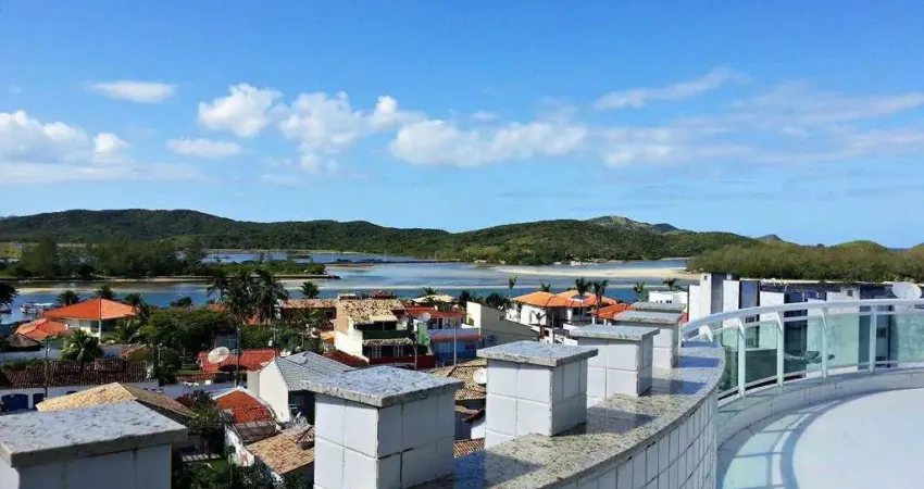 Asset Imóveis vende cobertura duplex com 3 quartos (2 suítes), 205m², por R$ 1.800.000 - Passagem - Cabo Frio/RJ