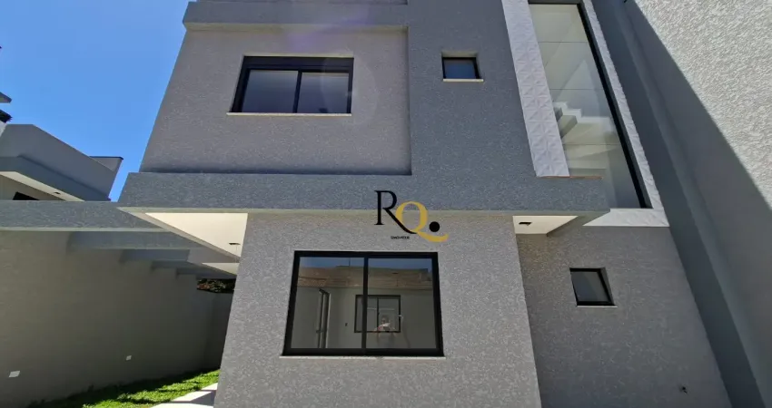 Sobrado tríplex alto padrão novo á venda bairro uberaba terraço com churrasqueira e lavabo