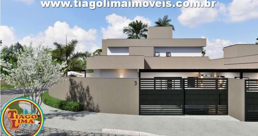 Casa em Condomínio para Venda em Caraguatatuba, Pontal de Santa Marina, 3 dormitórios, 2 suítes, 3 banheiros, 2 vagas