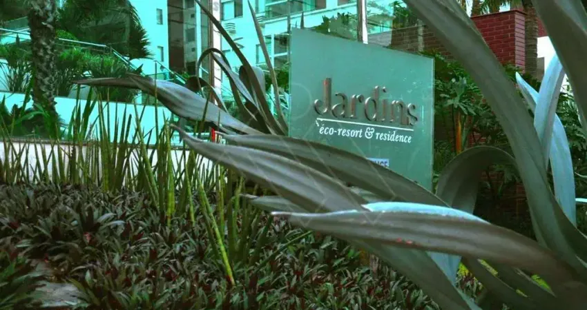 Jardins eco resort 2 dormitórios (1 suíte) próximo à praça pé vermelho