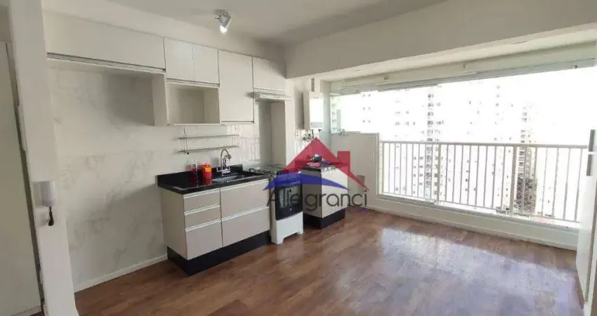 Apartamento com 1 dormitório para alugar, 38 m² por R$ 2.683,00/mês - Belém - São Paulo/SP