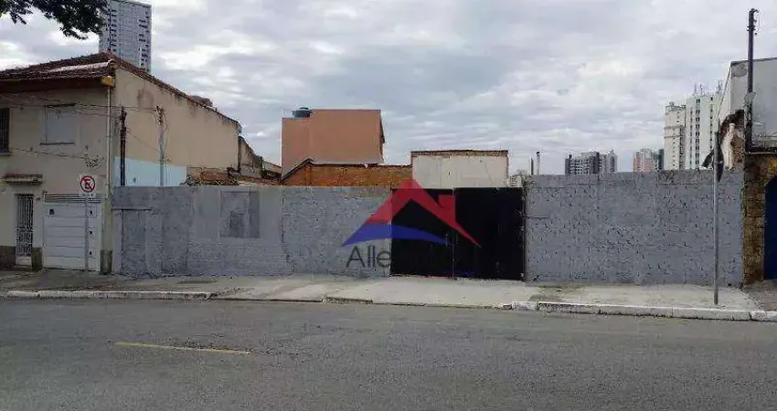 Terreno, 470 m² - venda por R$ 2.585.000,00 ou aluguel por R$ 21.400,00/mês - Tatuapé - São Paulo/SP