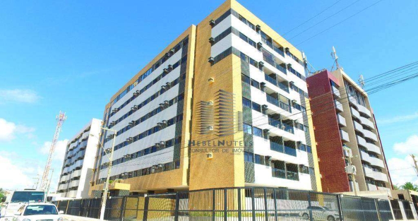Apartamento com 1 dormitório para alugar, 41 m² por R$ 2.580,00/mês - Cruz das Almas - Maceió/AL