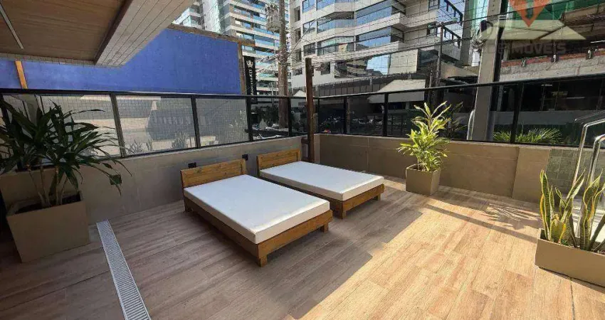 Apartamento com 1 dormitório à venda, 45 m² por r$ 780.000,00 - ponta verde - maceió/al