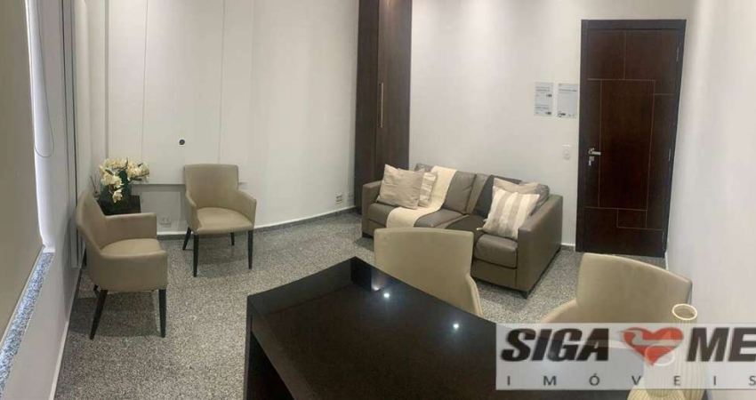SALA COMERCIAL EM COWORKING NO BROOKLIN, ESPAÇO PARA 10 PESSOAS com 14m2.