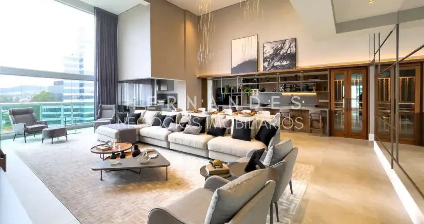 Apartamento exclusivo de alto padrão disponível para venda mobiliado em Alphaville!