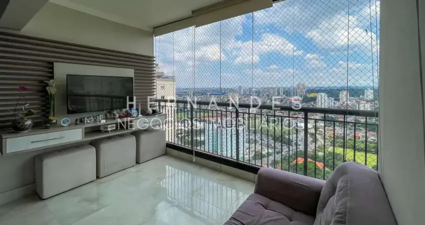 Cobertura alto da mata com 2 suítes e 2 vagas com vista para o parque municipal de barueri - alphaville