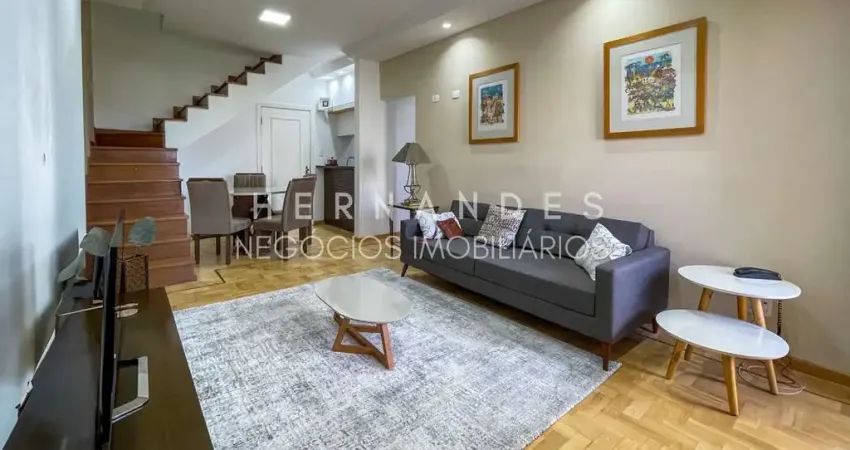 Cobertura Reformada para Locação ? Le Bougainville, Alphaville de 127m² com 2dorm sendo 1suíte