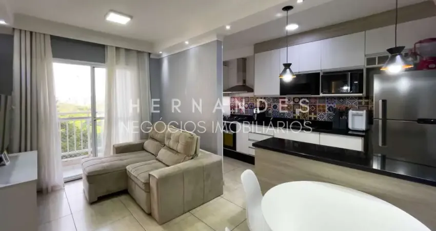Apartamento à venda no Parque Viana, Barueri-SP: 2 quartos, 1 suíte, 2 salas, 2 banheiros, 2 vagas na garagem, 55m². Confira!