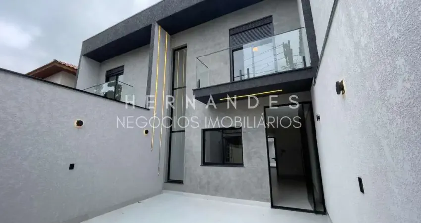 Casa Moderna na Aldeia de Barueri-SP: 3 suítes, Alexa, 2 vagas, 141m² - Nova e Financiável!