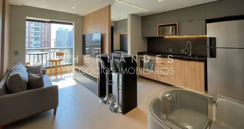 Apartamento mobiliado em alphaville disponivel para locação