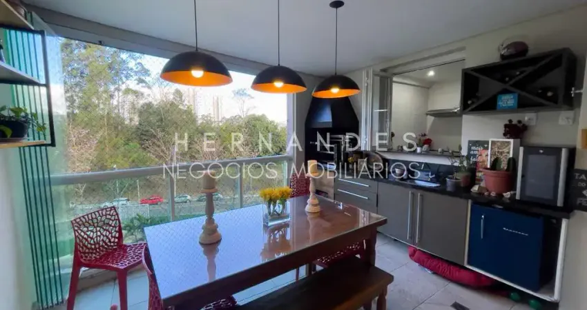 Apartamento à venda em santana de parnaíba - tamboré, 3 quartos, 1 suíte, 122m², 2 vagas de garagem