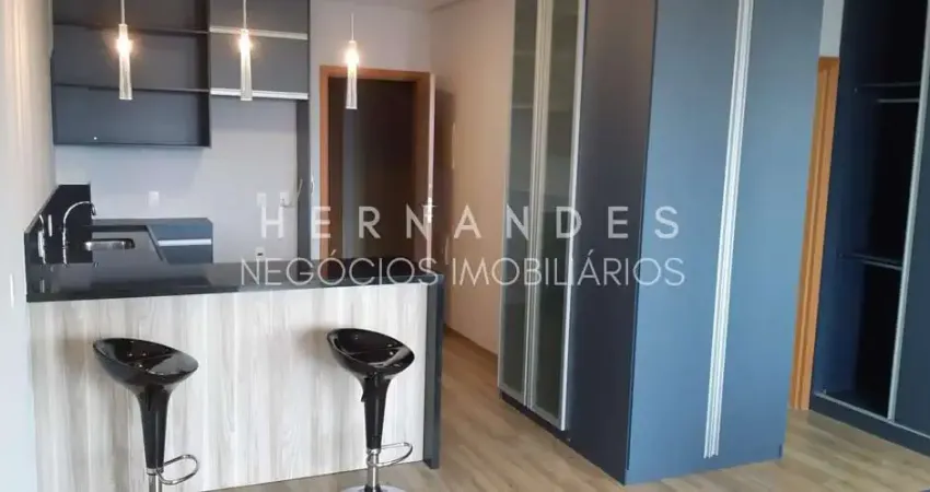 Apartamento para locação no tamboré, 1 quarto,1 banheiro,1 vaga de garagem, 44m²