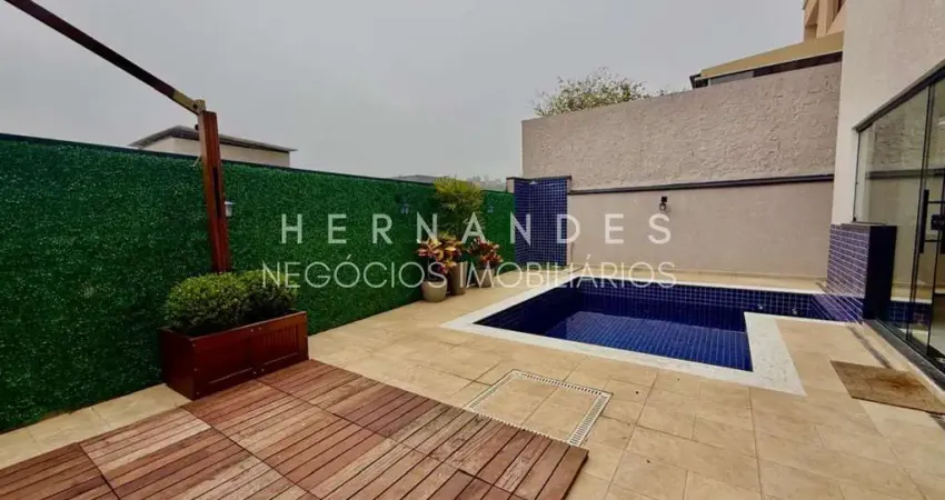 Casa em condomínio à venda: 3 quartos, 3 suítes, 3 salas, 5 banheiros, 4 vagas.