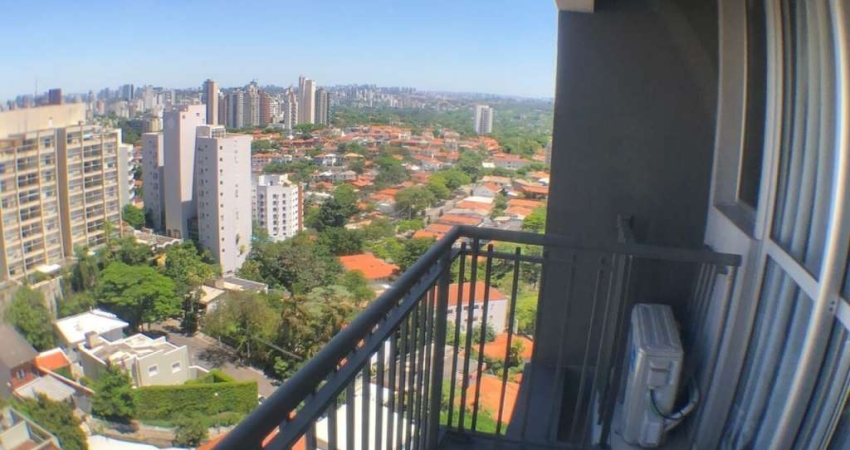STUDIO COM 34 M², 01 SUÍTE, 01 VAGA , MOBILIADO PRÓXIMO AO METRÔ VILA MADALENA