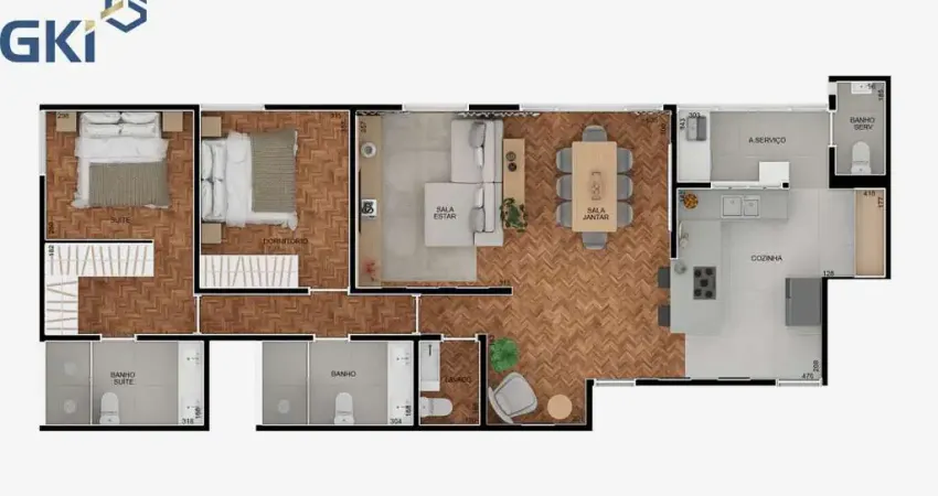 Apto p/ venda c/ 109 m.AU, 2 dorm. sendo 1 suíte c/ closet, 1 vaga determ., Prox. metrô Trianom/Masp