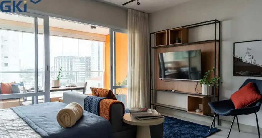 Apartamento com 1 quarto para alugar na Rua Vieira de Morais, 1936, Campo Belo, São Paulo