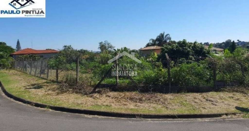 Lindo terreno de esquina na rua Principal do Condomínio Terras de Itaici
