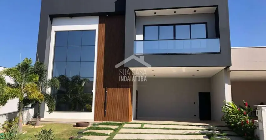 Sobrado com 4 dormitórios sendo 3 suítes, piscina e escritório no condomínio maria josé - indaiatuba/sp