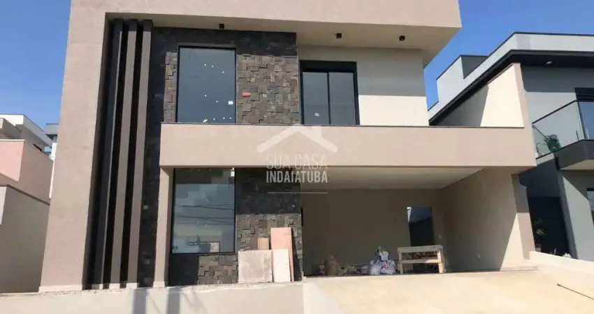 Casa com 3 suítes, piscina e mezanino com banheiro no condomínio terra magna