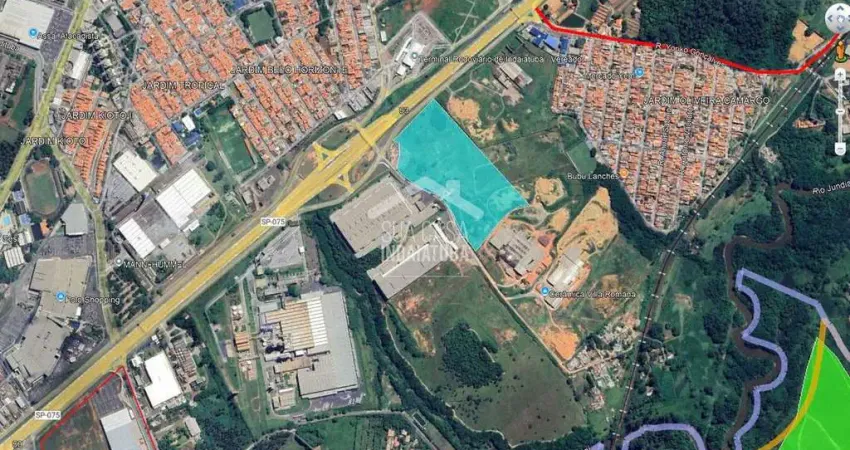 Área industrial de 60.000m perto do aeroporto de viracopos em indaiatuba